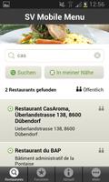 Mobile Menu - SV Restaurant Poster