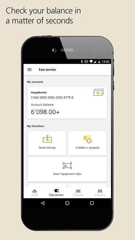 Postfinance для андроид скачать Apk