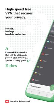 Proton VPN - Free VPN, Secure & Unlimited 海报