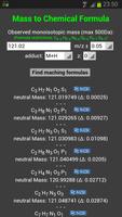 Mass Spectrometry Peaks screenshot 1