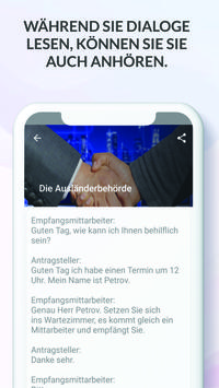 Deutsch lernen mit Dialogen 截图 3