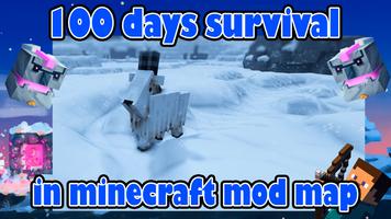 Minecraft 100 Days Survival PE capture d'écran 3