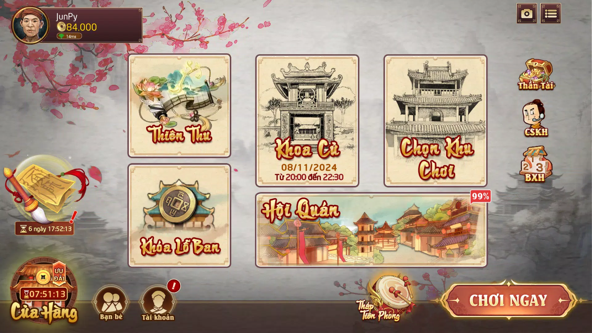 Chắn Online Sân Đình