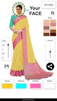 Saree Colour Changer - Blouse,Border and Nails پوسٹر
