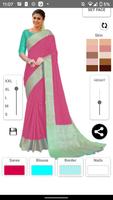 Saree Colour Changer - Blouse,Border and Nails اسکرین شاٹ 2