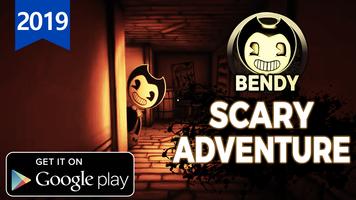 Hello scary Bendy vs Ink Super Machine Affiche