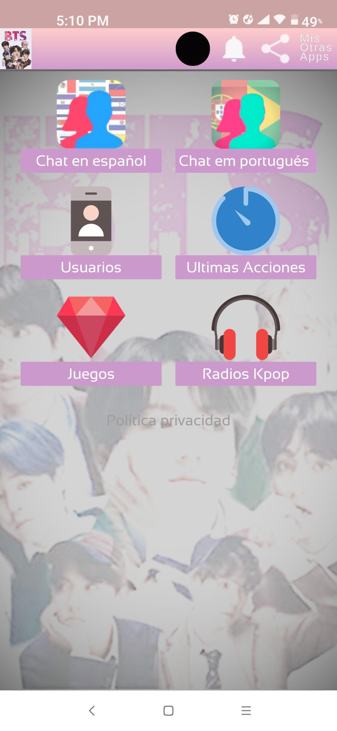 chat with bts