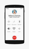 Rebecca Zamolo Fake Call Video 스크린샷 1