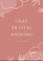 Chat de Citas Anónimo الملصق