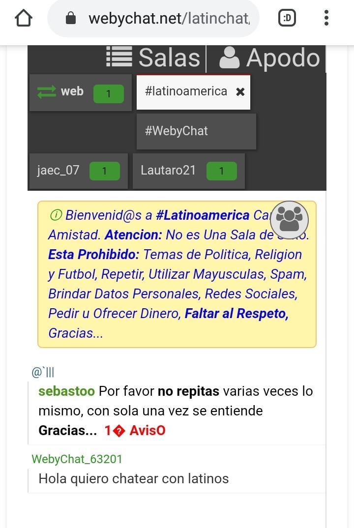 Latin chat Latin chat