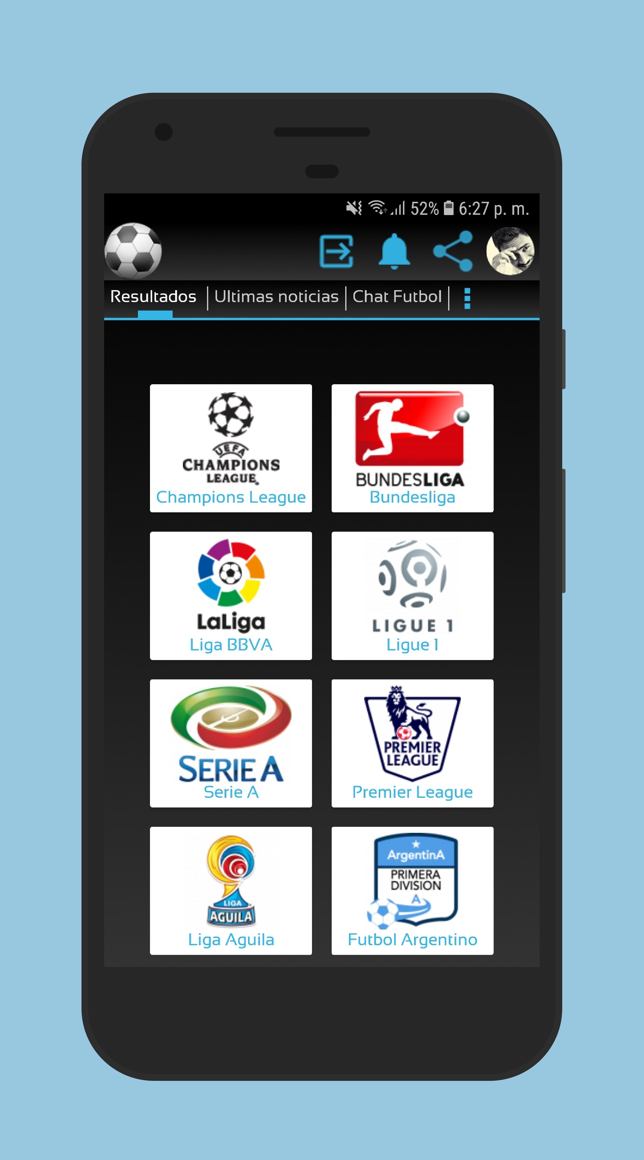 Futbol Chat: Resultados, Noticias y más for Android - APK Download