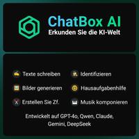 ChatBox - KI-Chat auf Deutsch Plakat