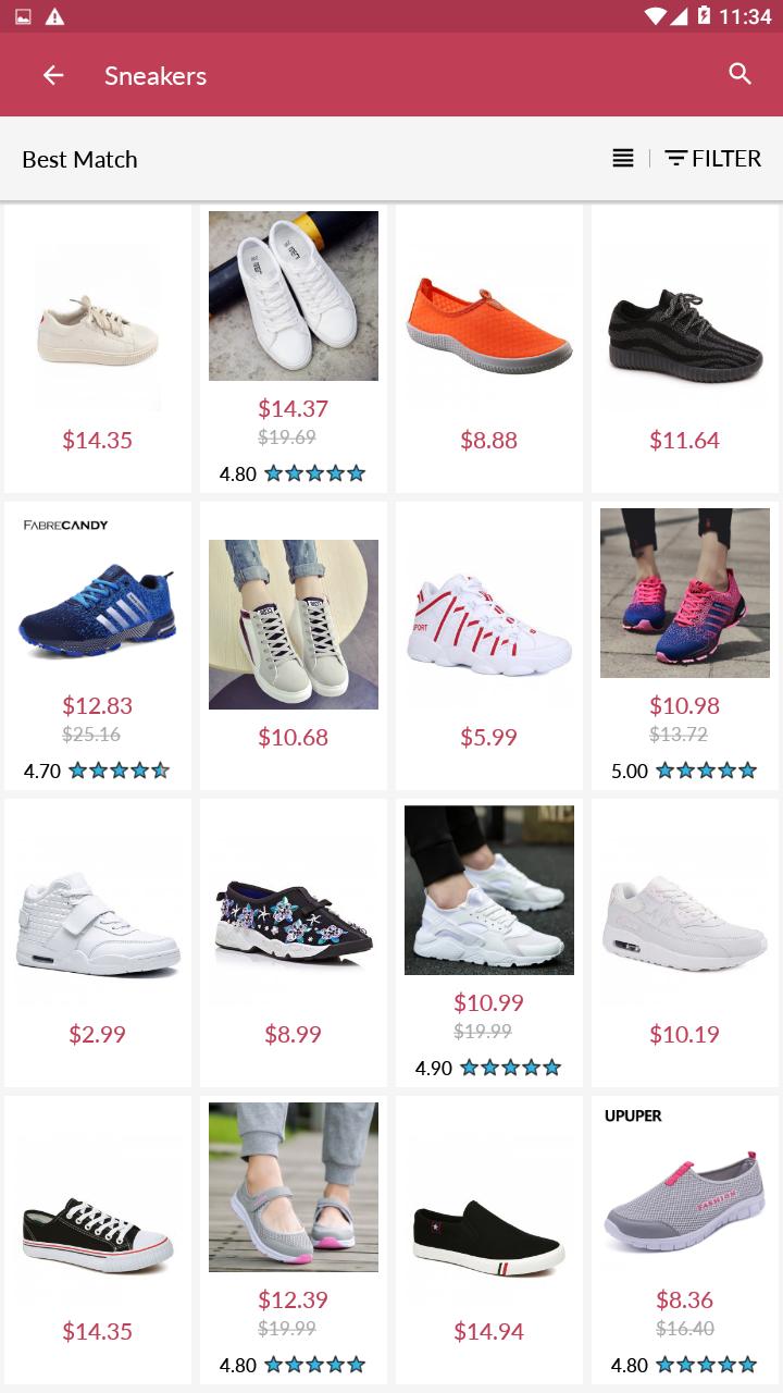 Cheap shoes for men and women - Online shopping pour Android - Téléchargez  l'APK
