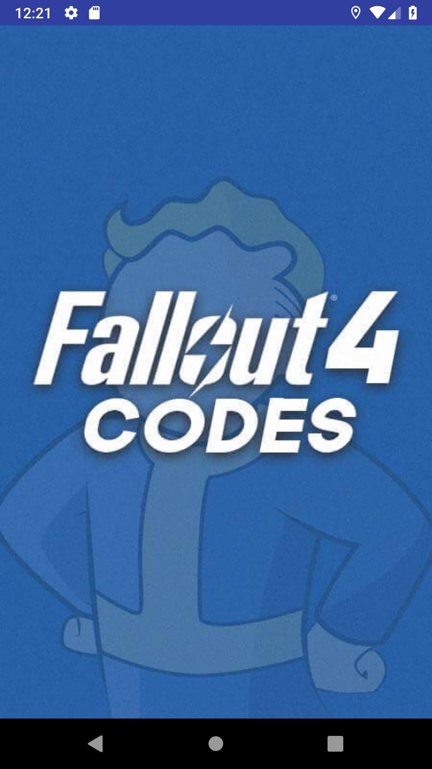 All codes to fallout 4 фото 22