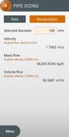 Pipe Sizing imagem de tela 1