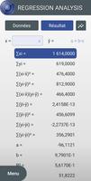 Regression Analysis capture d'écran 1