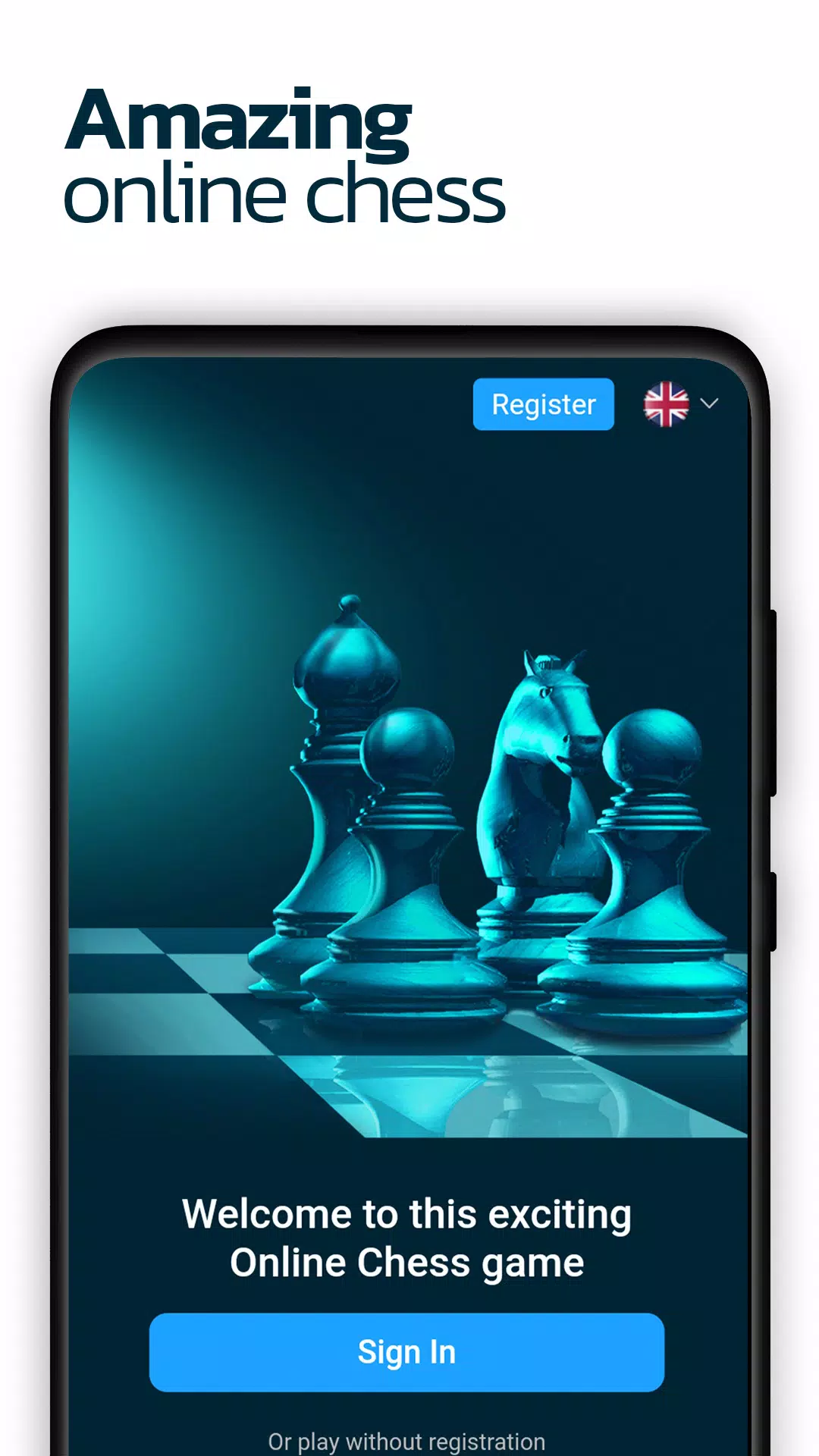 Play chess online with friends and international players