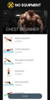 Chest Workout at Home تصوير الشاشة 2