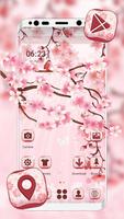 Cherry Blossom Launcher Themes Affiche