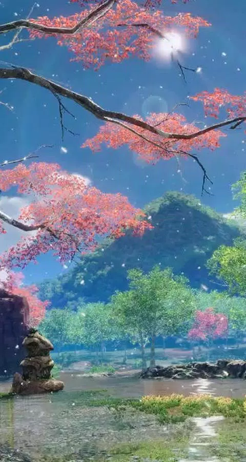 Sakura blossoms live wallpaper Japanese Garden APK for Android Download