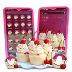 Cherry Cupcakes Theme icône