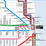 Chicago L Map