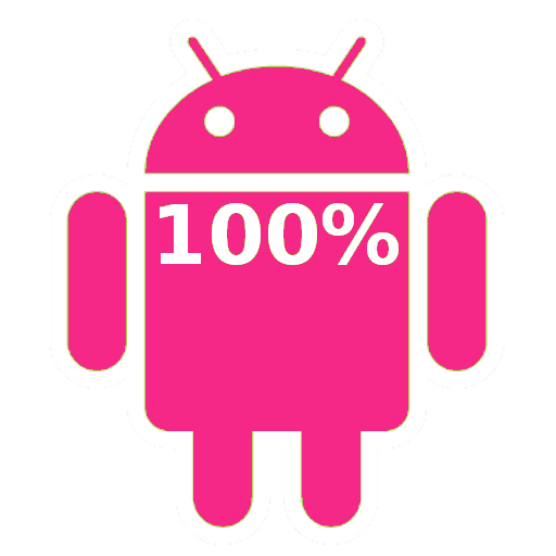 Pink Android Battery