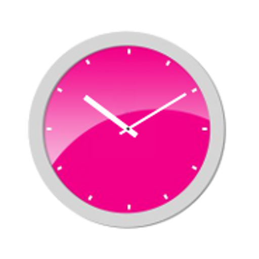 Pink Analog Clock