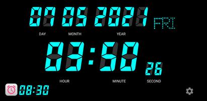 Elegant Digital Clock 스크린샷 1
