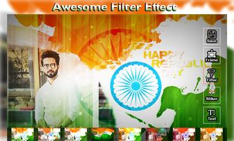 Indian Flag - Republic day Photo Editor Ekran Görüntüsü 1