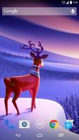 Christmas Deer  Live Wallpaper capture d'écran 1