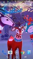 Christmas Deer  Live Wallpaper capture d'écran 2
