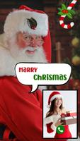 Santa video call poster
