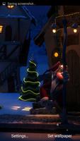 Christmas Santa 3D. Wallpaper اسکرین شاٹ 1