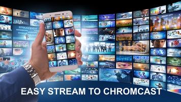 Cast to Chromecast - TV Stream Cartaz