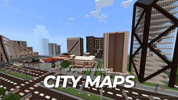 city ​​for minecraft الملصق