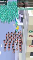 City Run-3D Crowd Games स्क्रीनशॉट 1