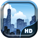 3D City Live Wallpaper icône