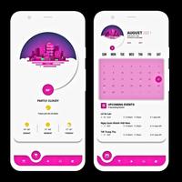 City Illustration KLWP theme syot layar 2