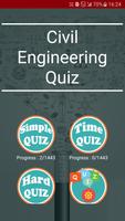 Civil Engineering Quiz Affiche