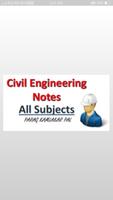 Civil Engineering Notes poster
