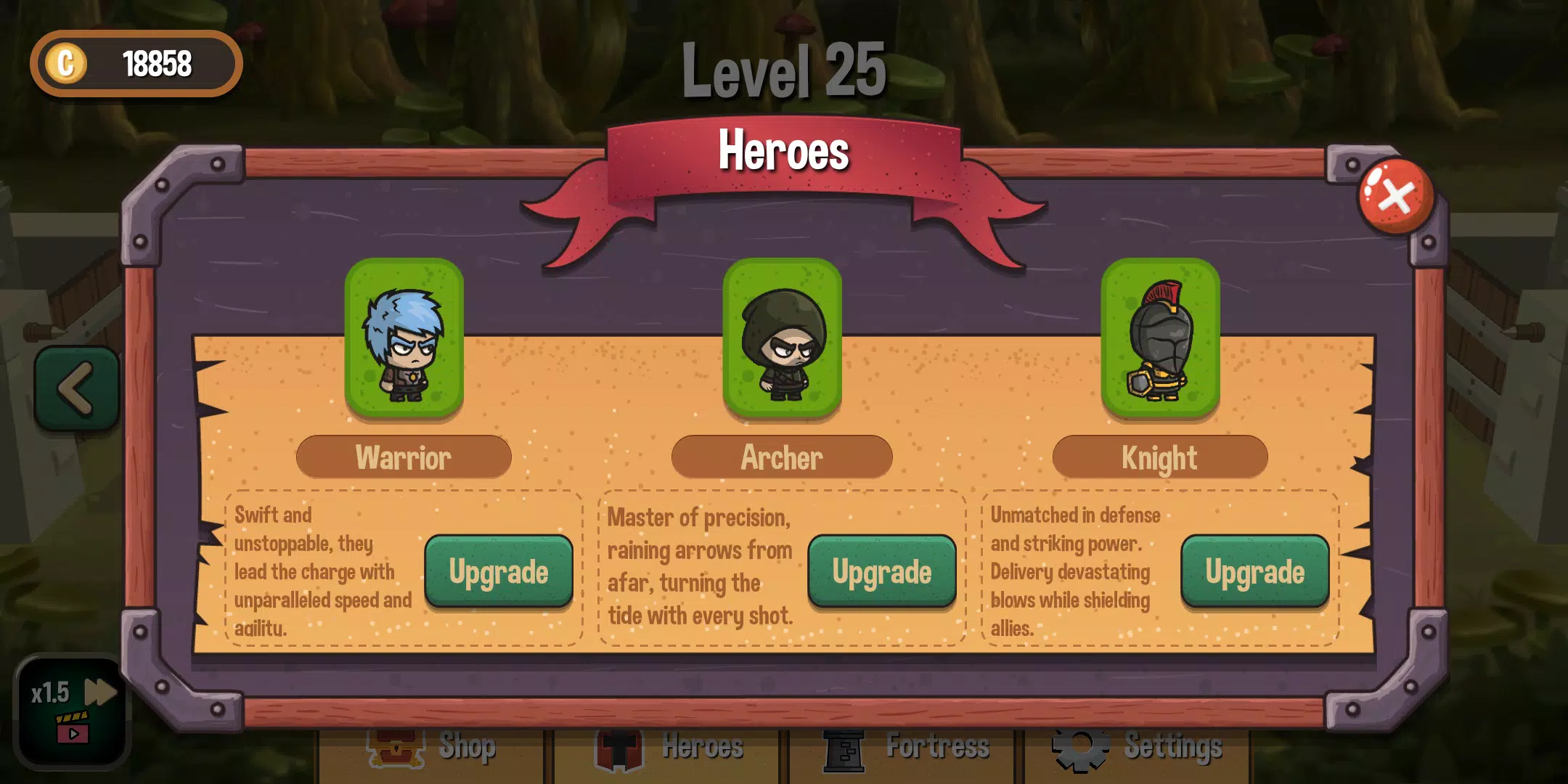 Warriors Adventure Strategy