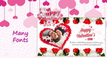 Valentine Photo Frame: Valentine Photo Editor capture d'écran 2