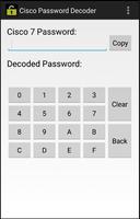 Password Decoder for Cisco Affiche