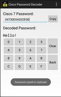 Password Decoder for Cisco تصوير الشاشة 1