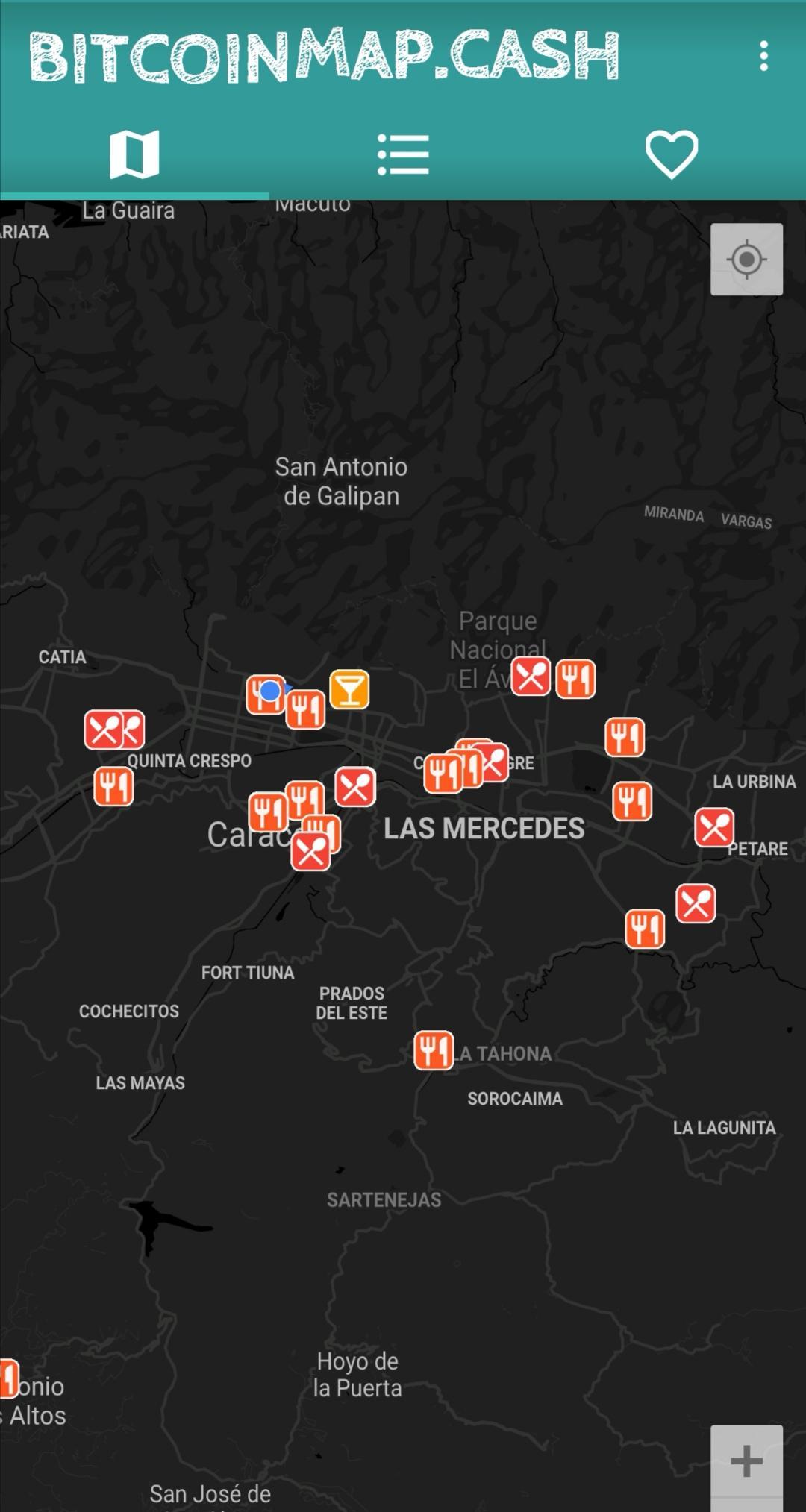 bitcoin cash map