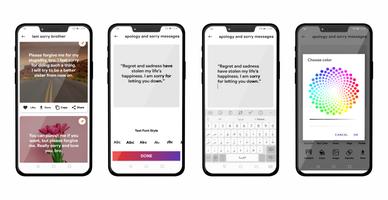 Apology and sorry messages screenshot 2