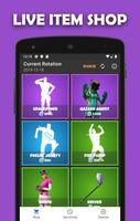 Item Shop: Dances, Emotes, Skins daily rotation ポスター