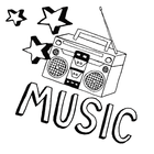 Radios live Music 아이콘