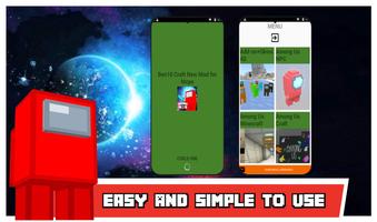 MOD among us for Minecraft PE اسکرین شاٹ 2